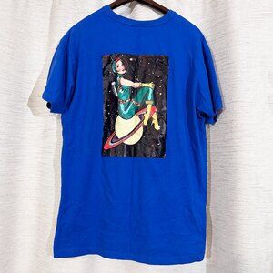 Billionaire Boys Club Space Girl Graphic Tee XXL Blue